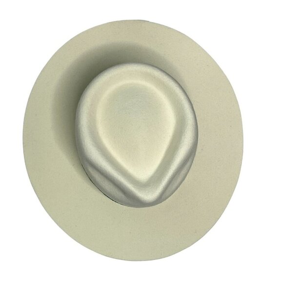 Lack Of Color Ivy Beverly Wool Fedora Hat Green Ribbon NWT - Picture 9 of 12